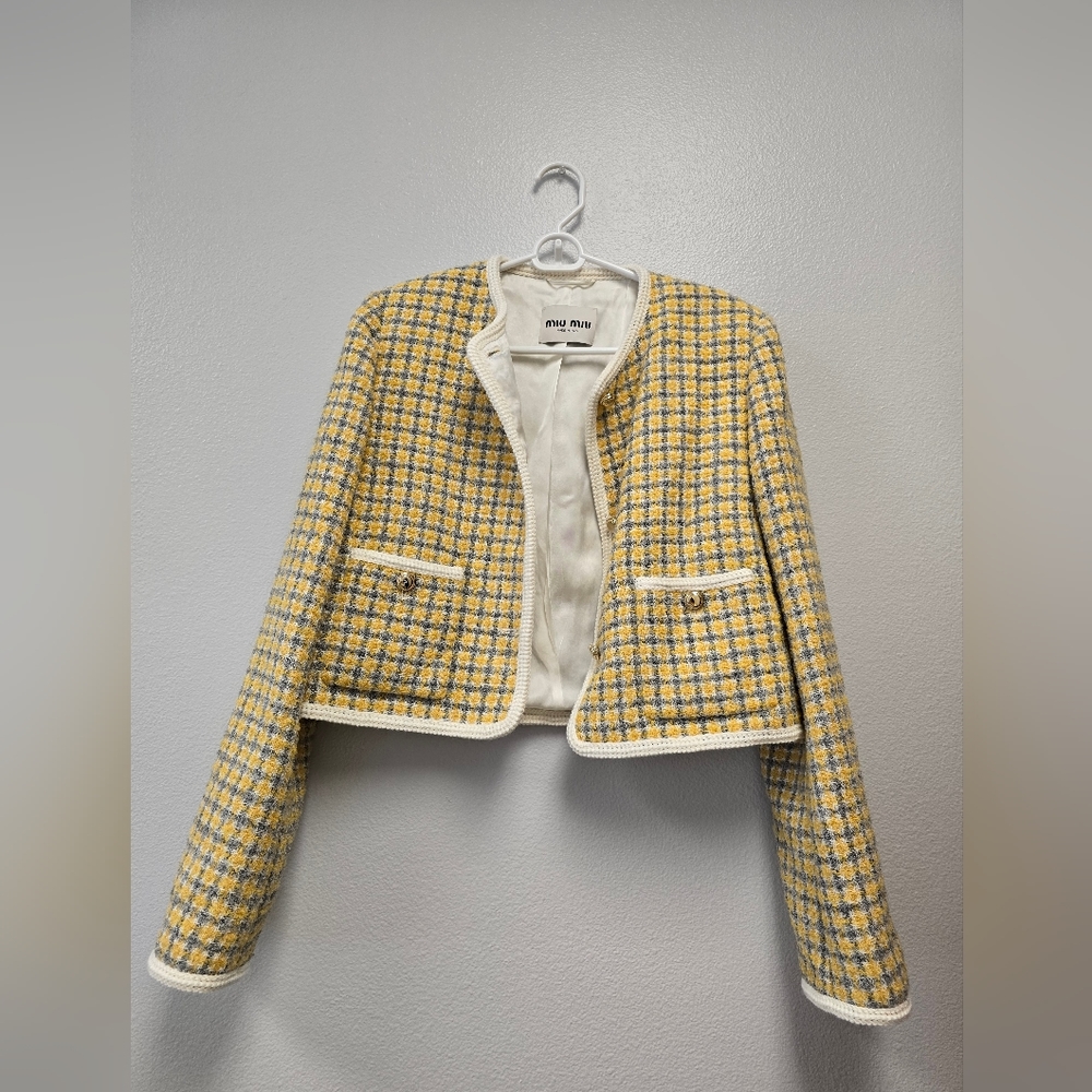 Single-breasted boucle jacket - Picture 4 of 9